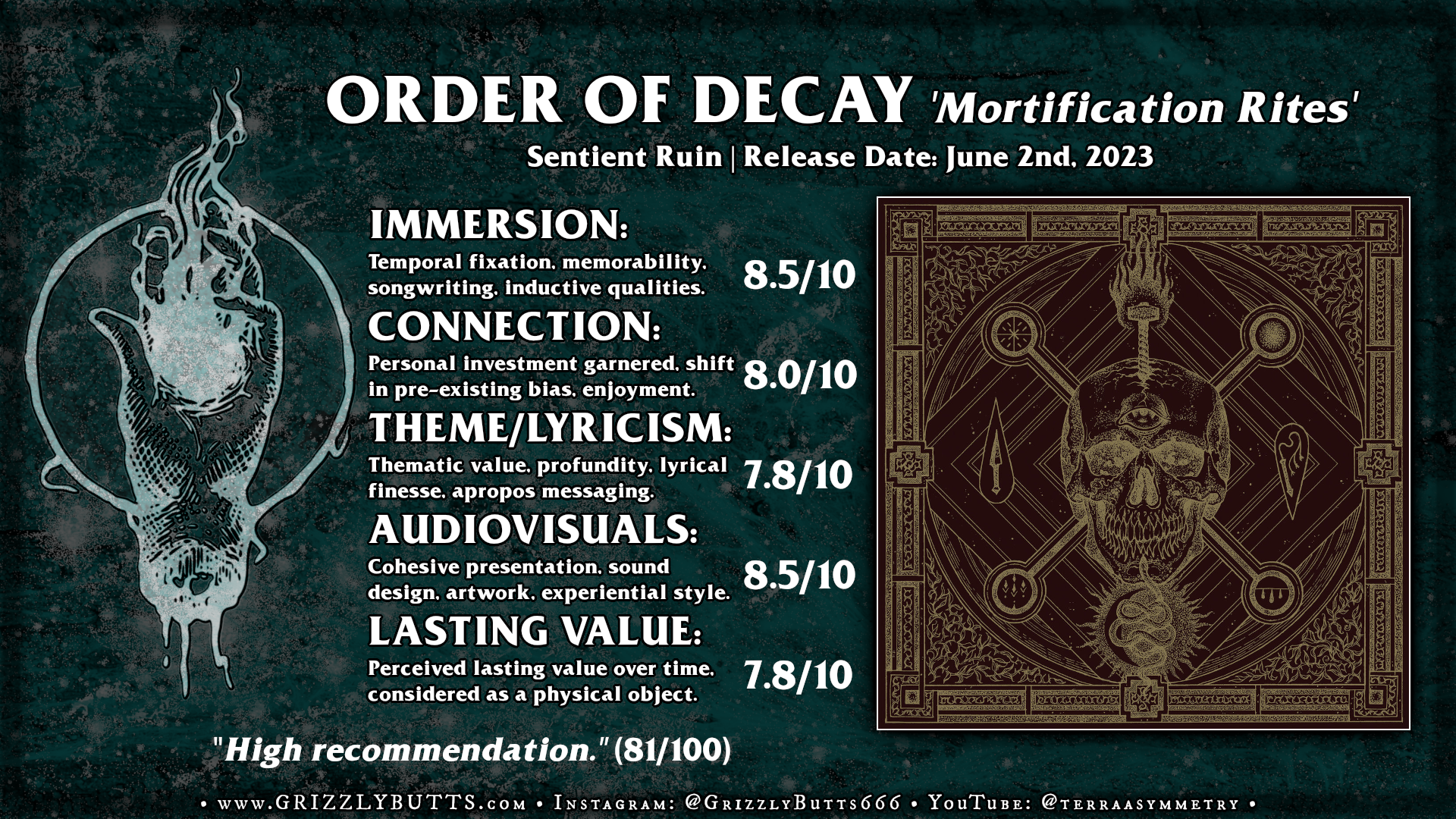 ORDER OF DECAY – Mortification Rites (2023) | REVIEW
