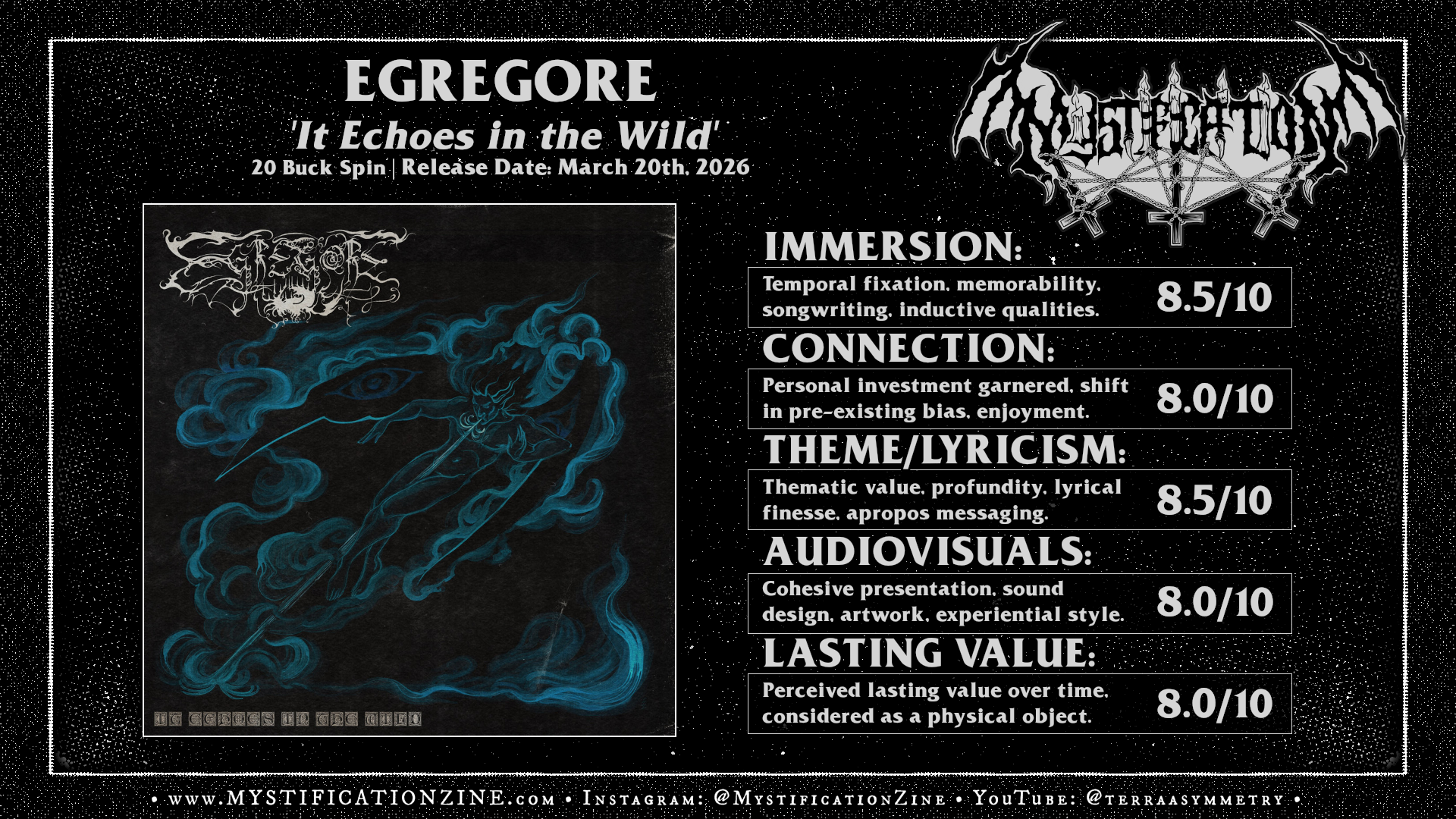 EGREGORE – It Echoes in the Wild (2026) | REVIEW